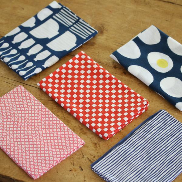 Japanese Dish kitchen Towels - tenugui