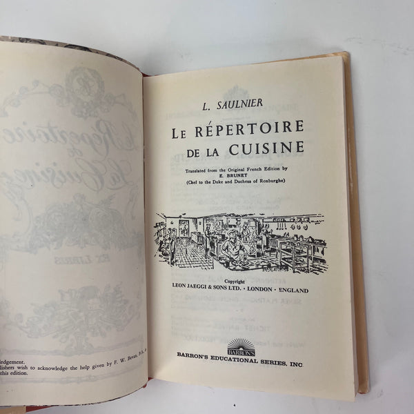 Le Répertoire de La Cuisine