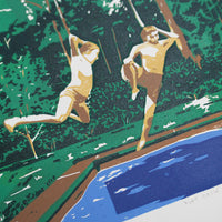 Plat Casse Limited Edition Linocut Print