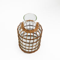 Woven Rattan Carafe