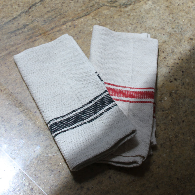 Dish Towel - Black Stripe
