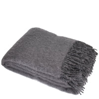 Mohair Blanket - Charcoal