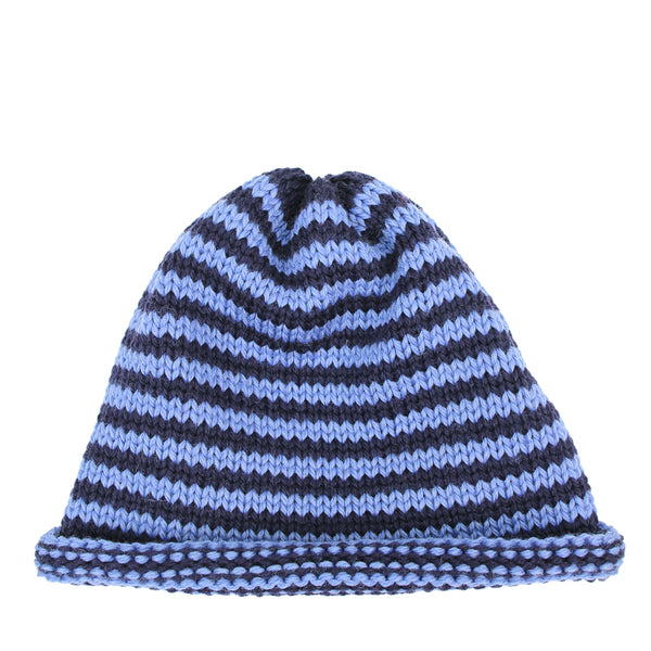 Papat Castine Hat - Blue Stripes