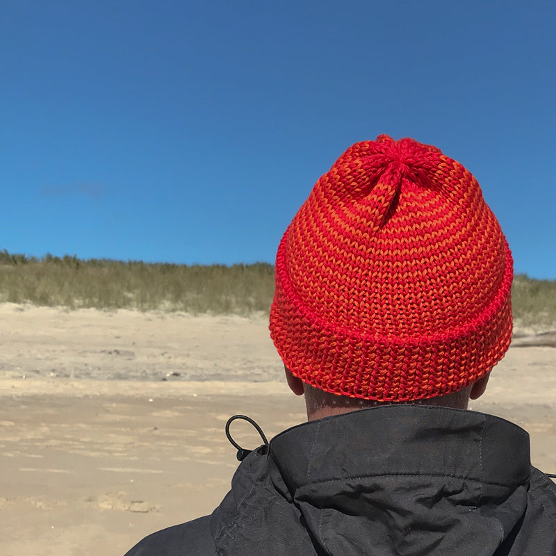 Papat Fisherman Cotton Hat - Red Stripes