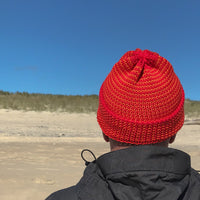 Papat Fisherman Cotton Hat - Red Stripes