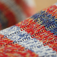 Recycled Cotton Socks - Red Melange