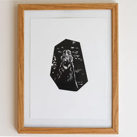 "BUCK" - Limited Edition Linocut Print