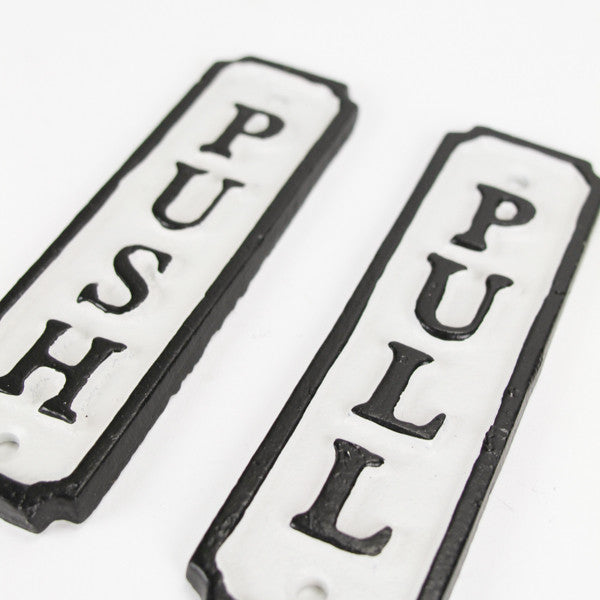 Push Pull Sign